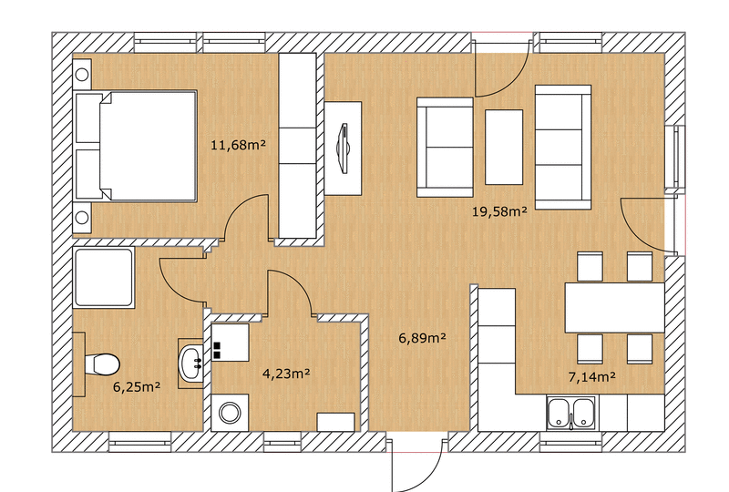 Älmhult 60 Grundriss