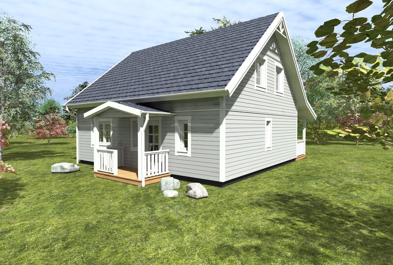 Schwedenhaus Nordkap 80 Eingangsveranda